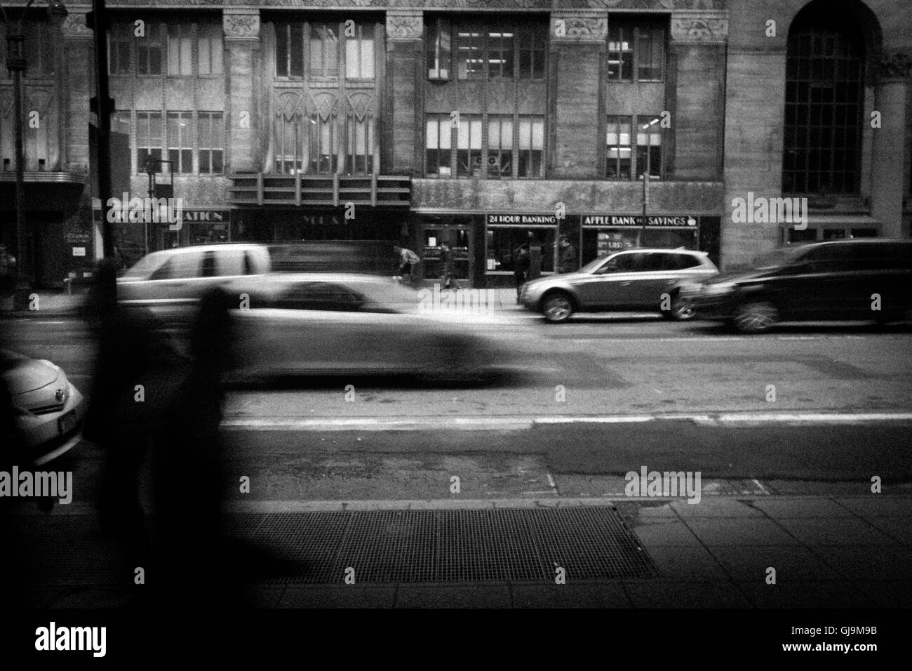 New York City USA E 42nd Street. Scena di strada. Foto Stock