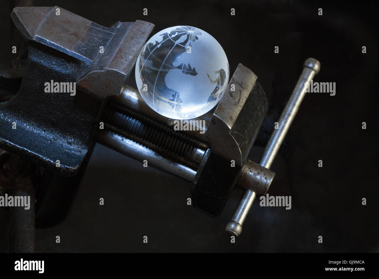 Sotto pressione Foto Stock