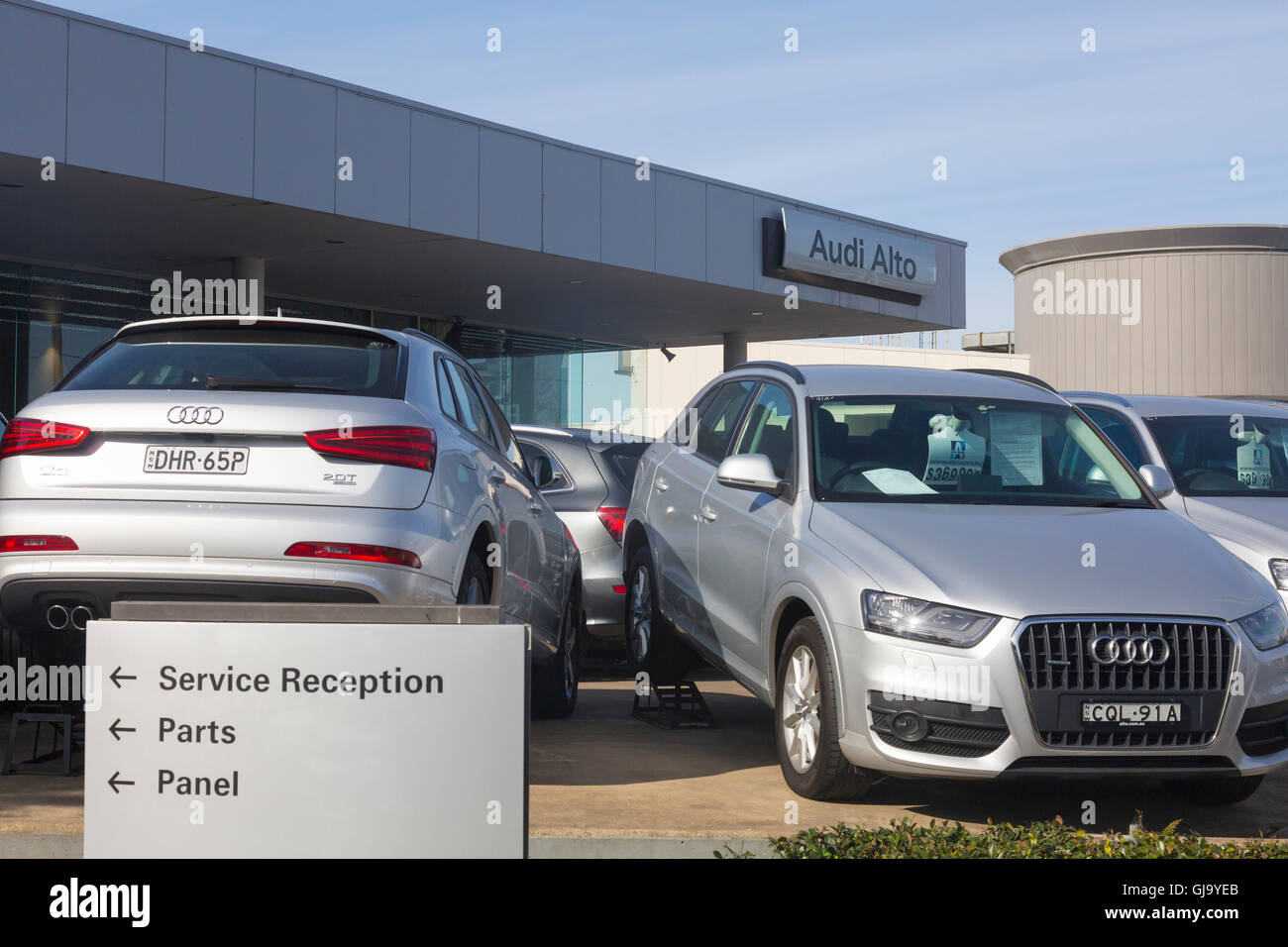 Alto Audi concessionaria auto e servizio in Chastwood,North Sydney, Australia Foto Stock