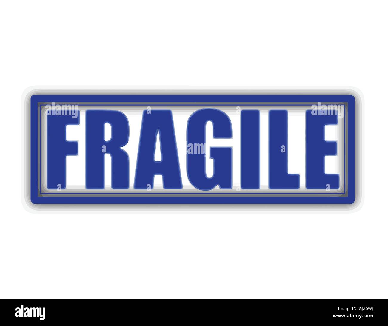 Fragile Illustrazione Vettoriale