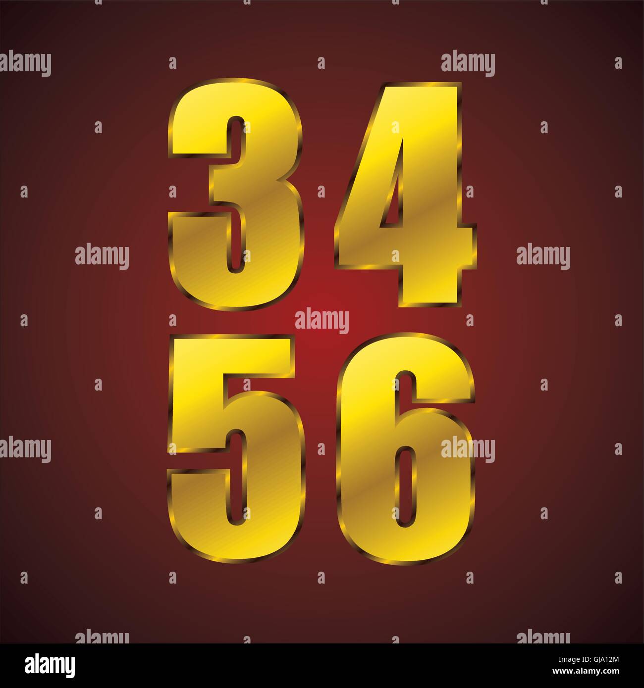 Tipografia Illustrazione Vettoriale