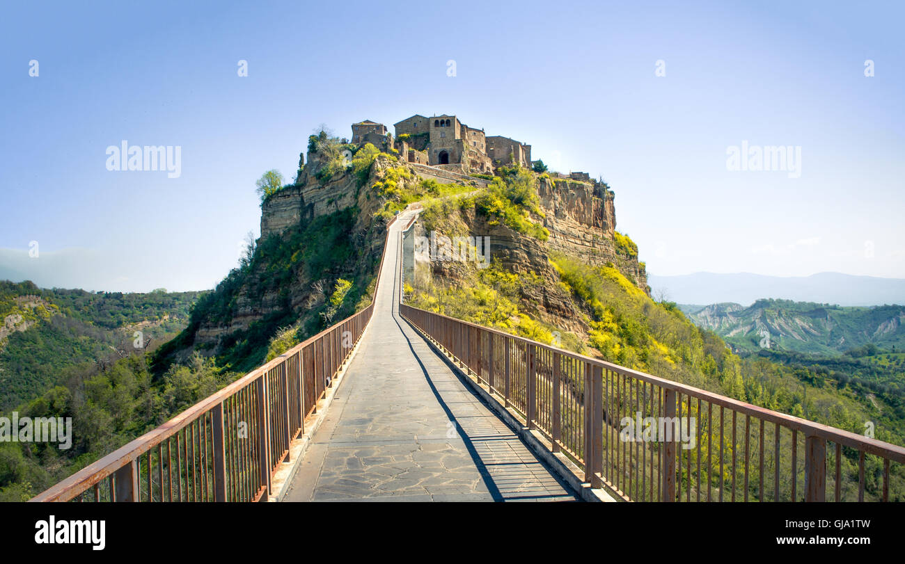 Bagnoregio - Lazio - Viterbo villaggio italiano Foto Stock