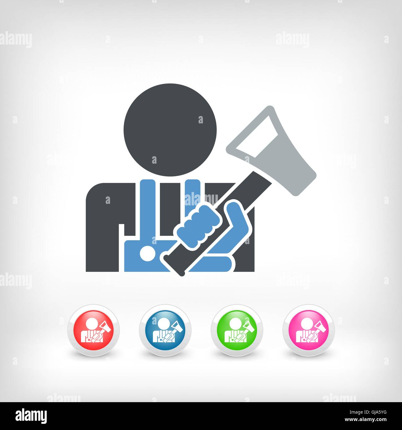 Icona di Hachette Illustrazione Vettoriale