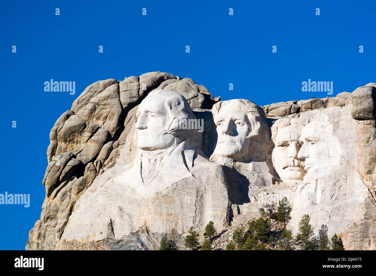 South Dakota SD USA, il Monte Rushmore monumento nazionale Foto Stock