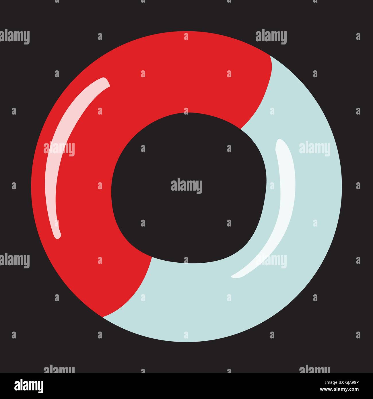 Icona lifeline su uno sfondo neutro Illustrazione Vettoriale