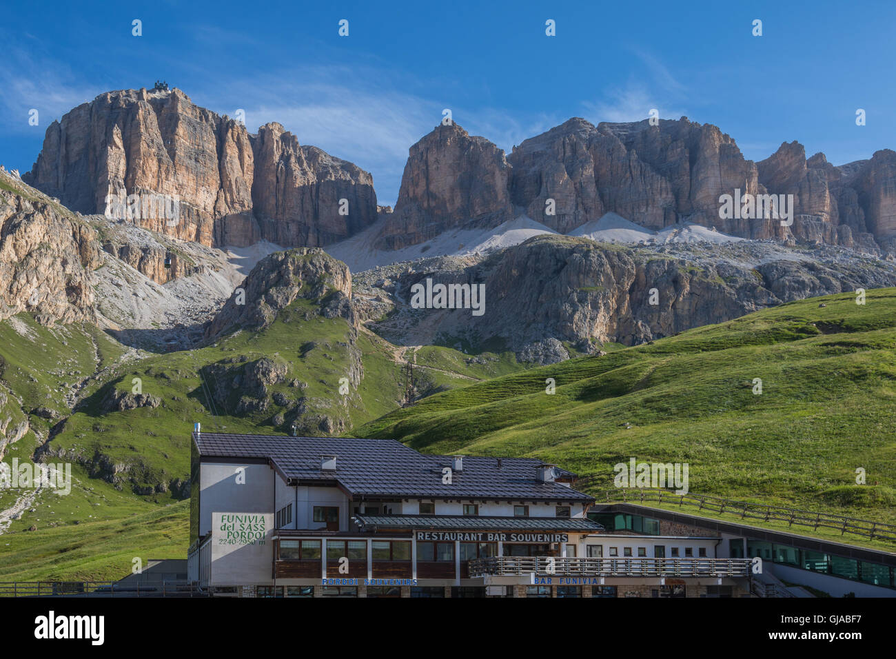 funivia sass pordoi stazione a valle
