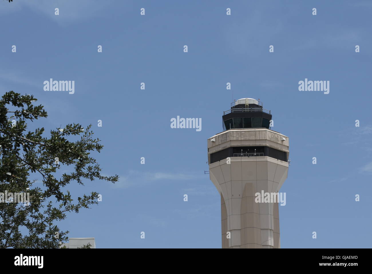 Per il controllo del traffico aereo torre presso l'Aeroporto Internazionale di Miami e a Miami, Florida Foto Stock