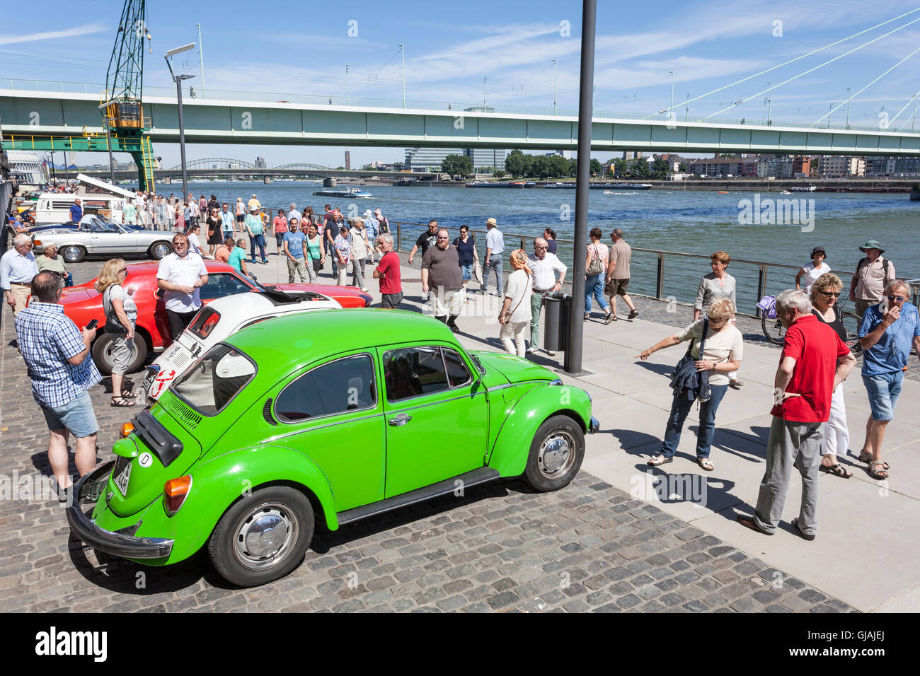 Vetture Storiche mostra a Colonia, Germania Foto Stock