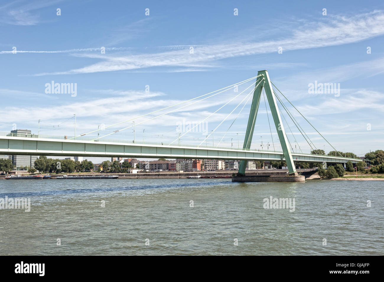 Severin Bridge a Colonia, Germania Foto Stock