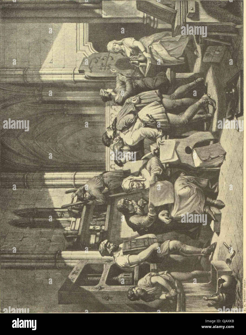 Questo volume di *Great Men and Famous Women* (1894) presenta schizzi biografici di oltre 200 figure influenti nella storia, offrendo approfondimenti sulla loro vita e sui loro risultati. Foto Stock