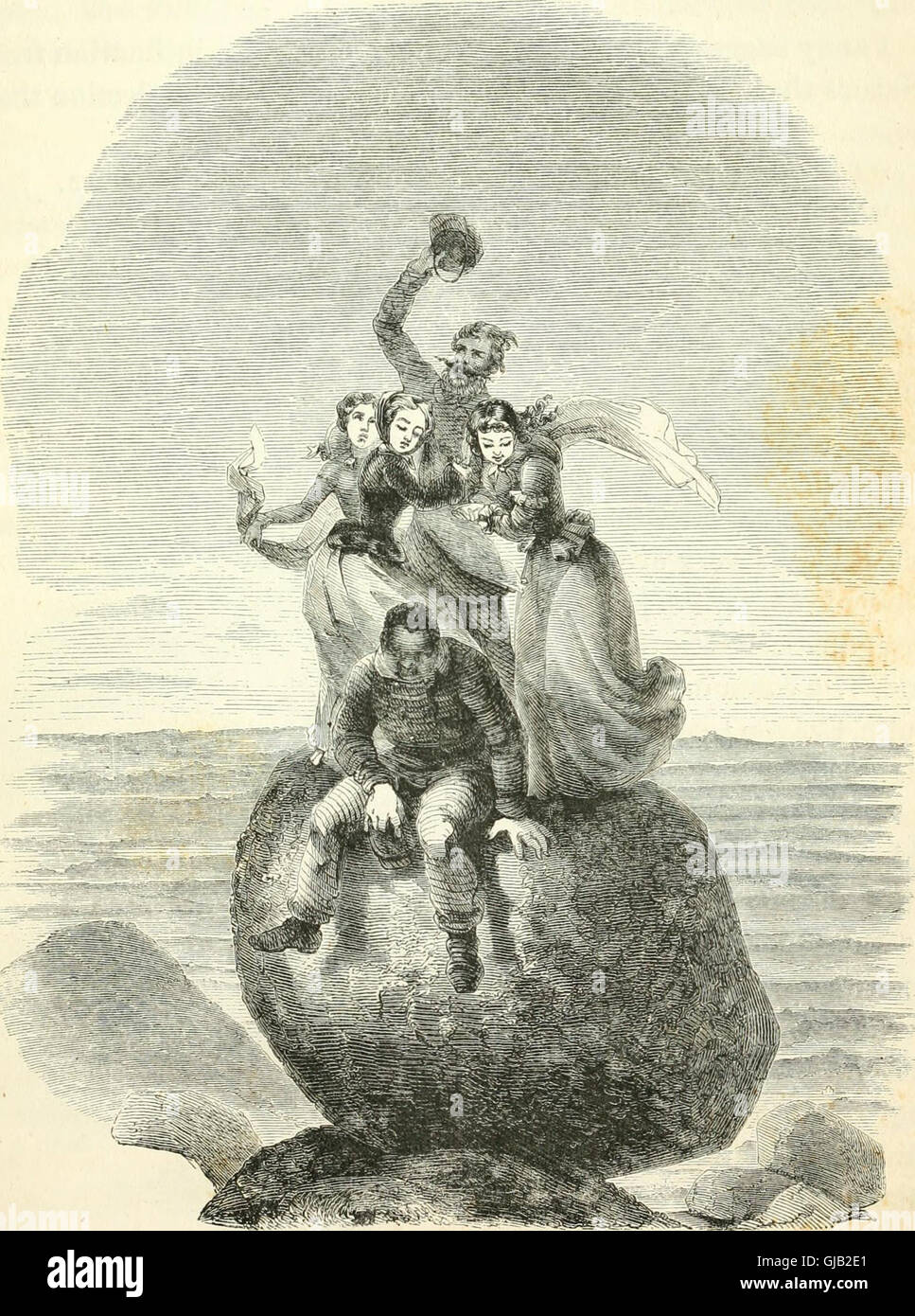 Virginia Illustrated (1857) è un diario di viaggio che cattura le avventure di porte Crayon e dei suoi cugini in Virginia, con illustrazioni dettagliate dei paesaggi e dei monumenti della Virginia. Foto Stock