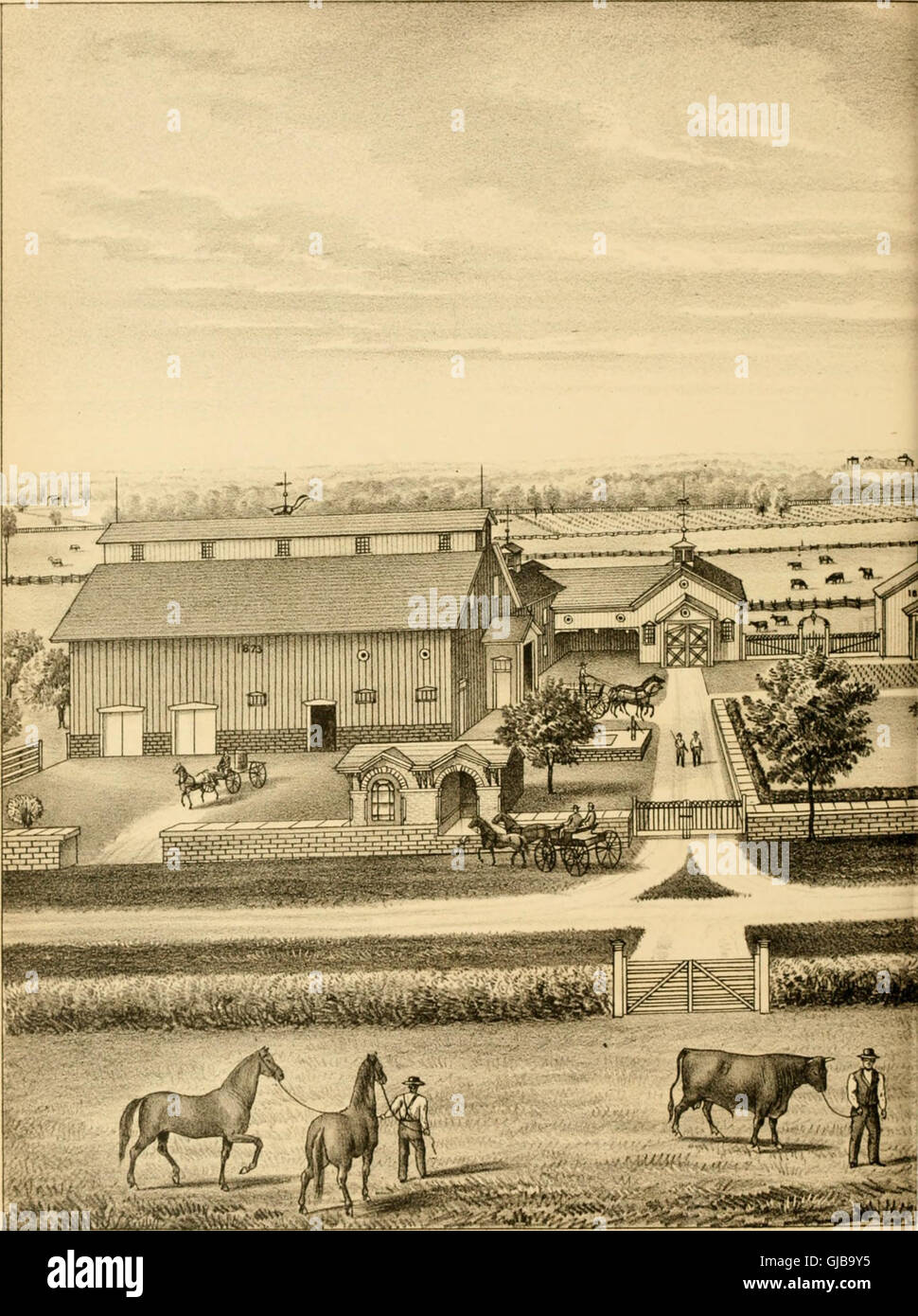 .. La storia di Oswego County, New York (1877) Foto Stock