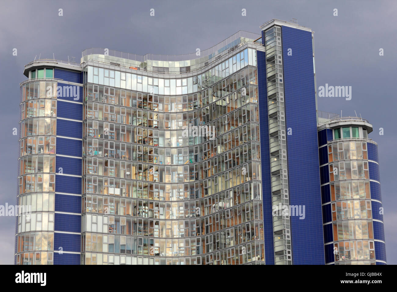 Edifici moderni a Londra, Inghilterra, Regno Unito. Foto Stock