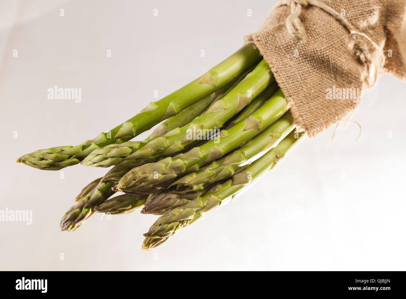 asparagi freschi Foto Stock