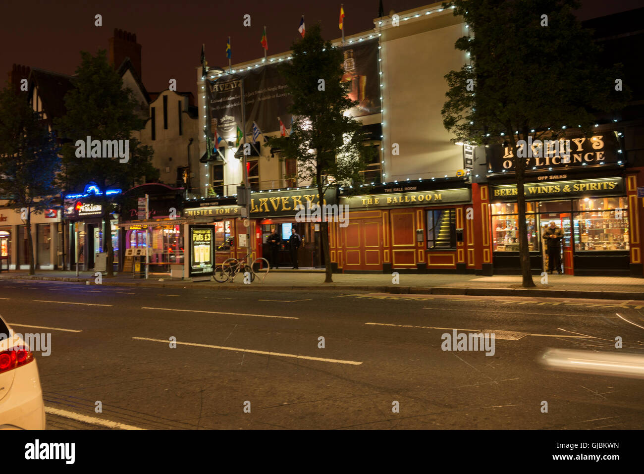 Belfast durante la notte Foto Stock