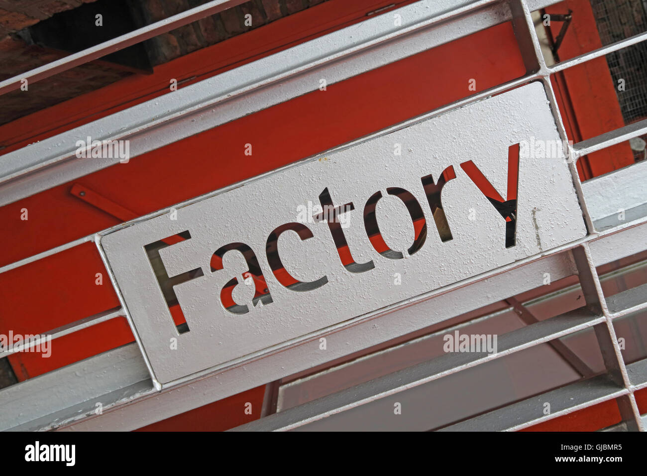 Factory Records uffici fatto251, 118 Princess St, Manchester M1 7EN, England, Regno Unito Foto Stock