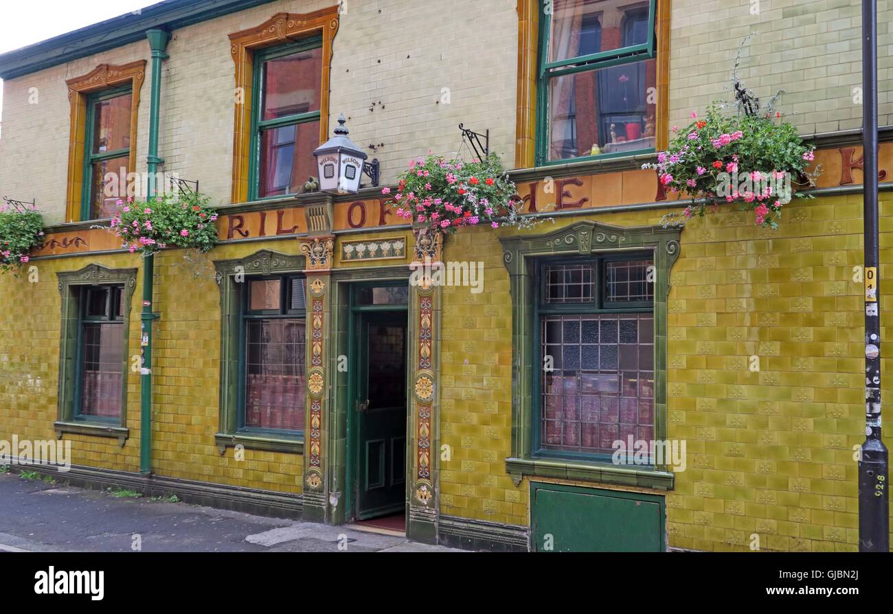 : Peveril del picco, classico pub,Manchester,Lancs,l'Inghilterra,UK Foto Stock