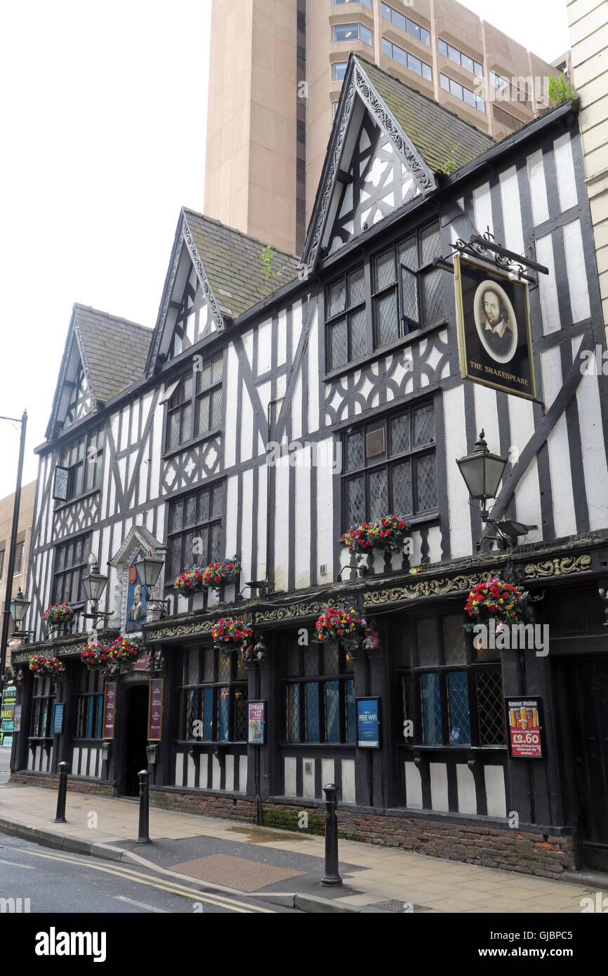 Shakespeare storico pub, 16 Fontana St, City Centre, Manchester M2 2AA Foto Stock