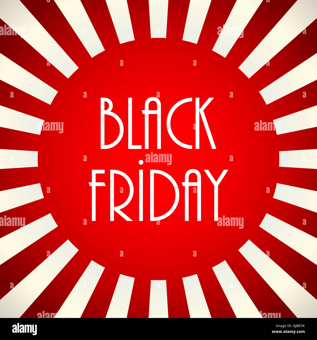 Venerdì nero banner astratto Foto Stock