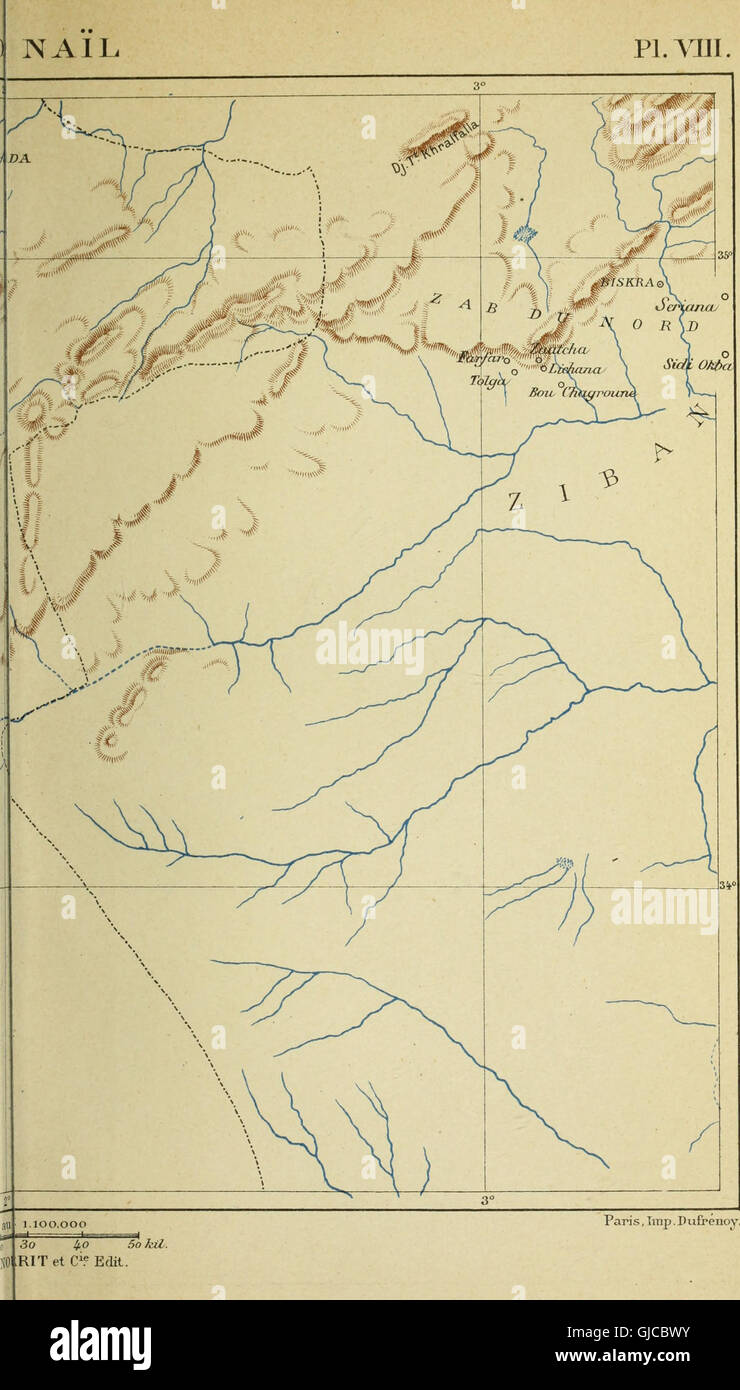 *La Conquête de l'Algérie* (1889) è un'opera storica francese che racconta la conquista francese dell'Algeria tra il 1841 e il 1857. Il libro descrive le campagne militari, gli sviluppi politici e l'impatto del dominio coloniale francese sull'Algeria durante la metà del XIX secolo. Foto Stock