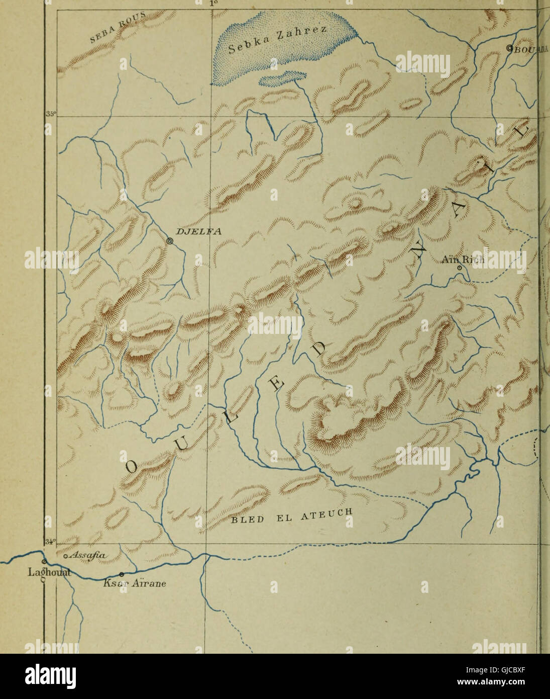 "La conquête de l'Algérie, 1841-1857" (1889) descrive in dettaglio la campagna militare francese per conquistare l'Algeria, discutendo le battaglie, gli eventi chiave e il contesto storico che circondava la colonizzazione dell'Algeria da parte della Francia nel XIX secolo. Foto Stock