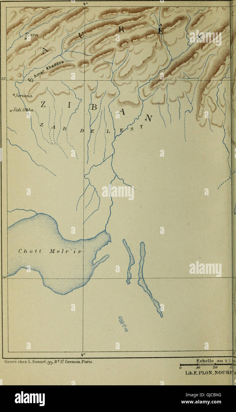 "La conquête de l'Algérie, 1841-1857" (1889) fornisce un resoconto storico della conquista francese dell'Algeria, coprendo le campagne militari, l'espansione coloniale e gli impatti culturali dal 1841 al 1857. Foto Stock