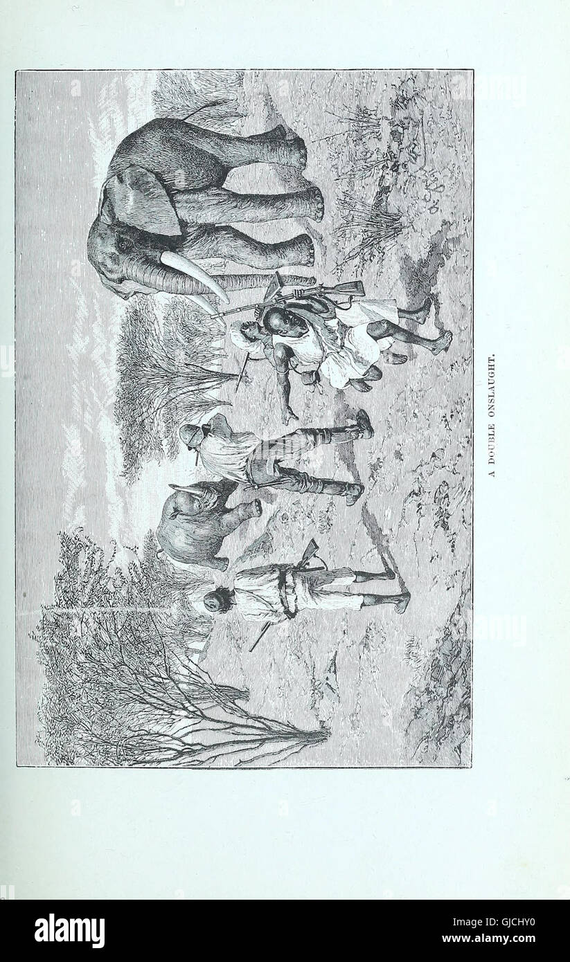 La scoperta di laghi Rudolf e Stefanie - un racconto di Samuel Conteggio Talaki di esplorazione (1894) Foto Stock