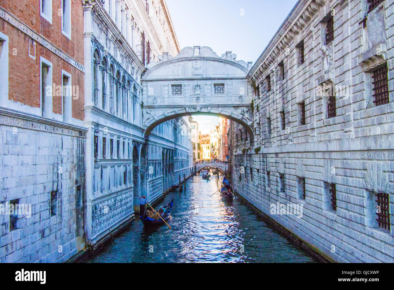 Ponte dei Sospiri, Venezia, Veneto, Italia. Foto Stock