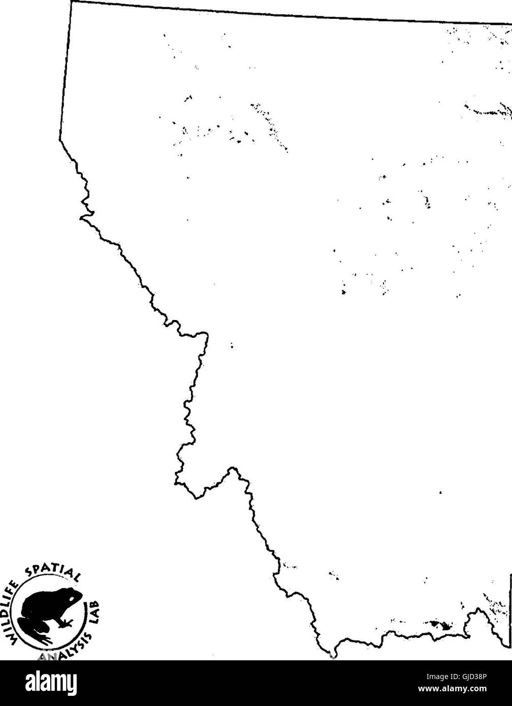 Potenziali wildlife-autostrada interazioni a selezionare miglio-marker lungo Montana Dipartimento di rotte di trasporto (electronic resource) - Un ArcView GIS analisi (2001) Foto Stock