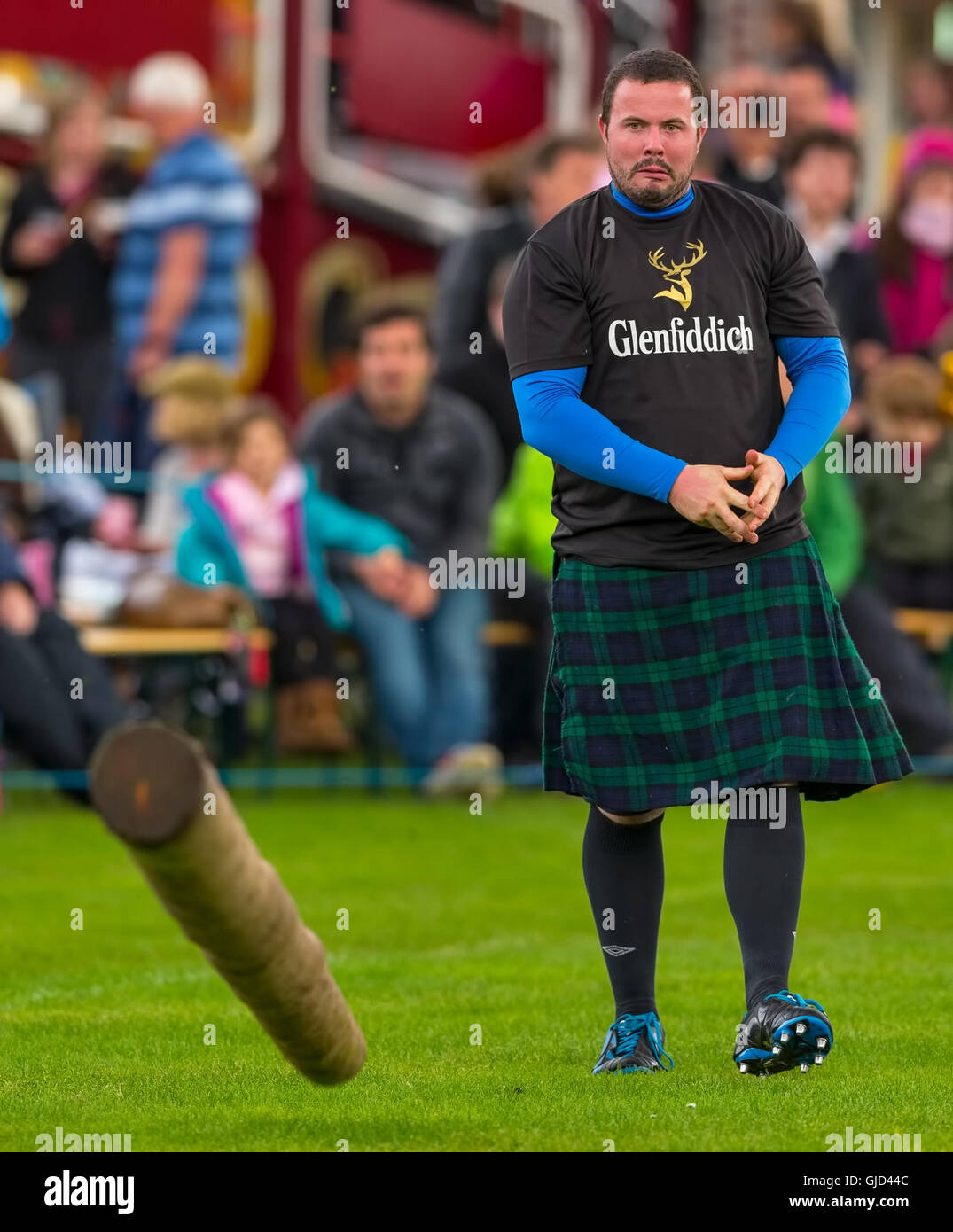 Ballater, Aberdeenshire,Scozia,UK. 11 agosto 2016. Questa è una scena da attività in seno a Ballater Highland Games. Foto Stock