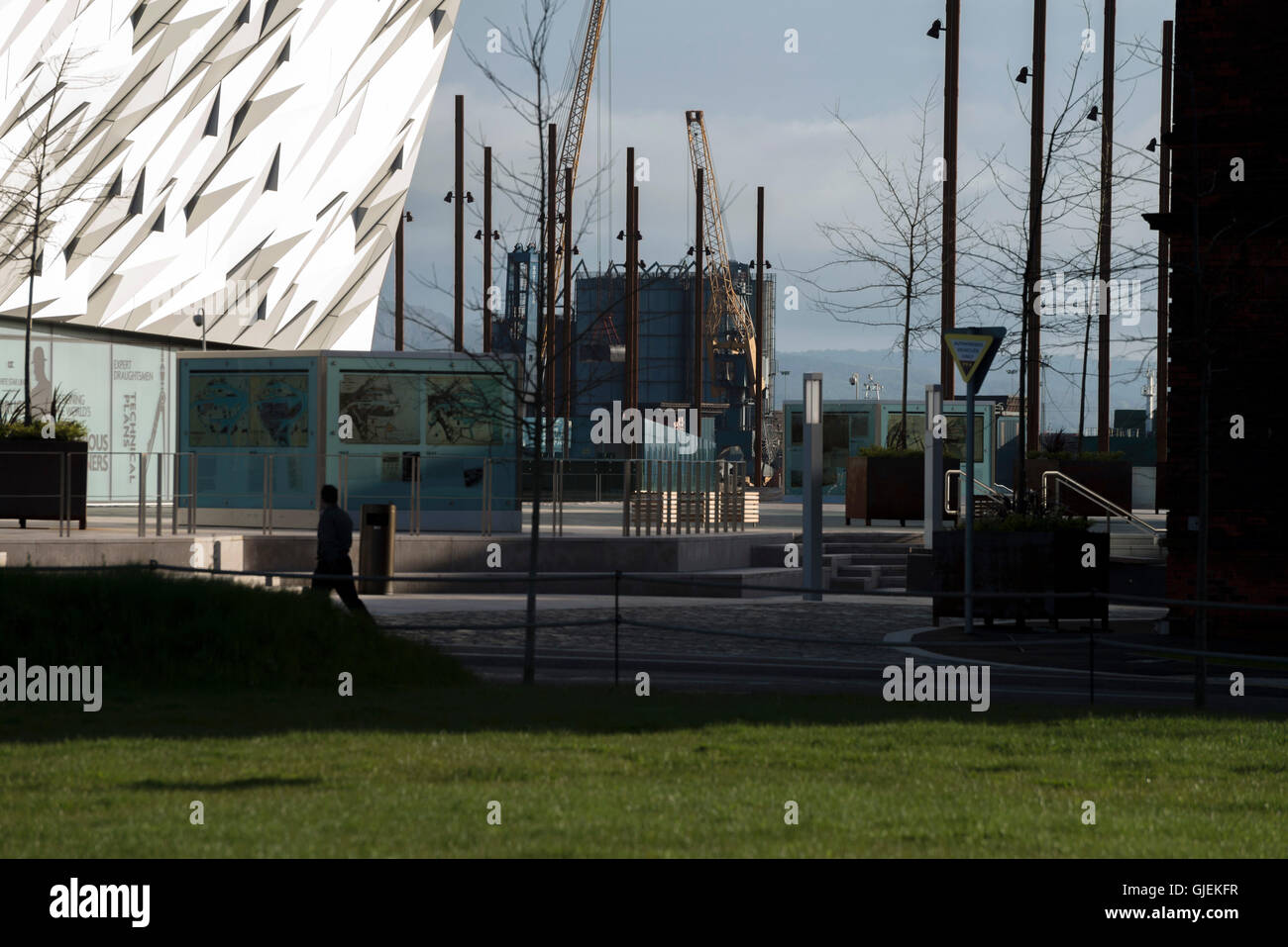 Edificio Titanic, Belfast Foto Stock