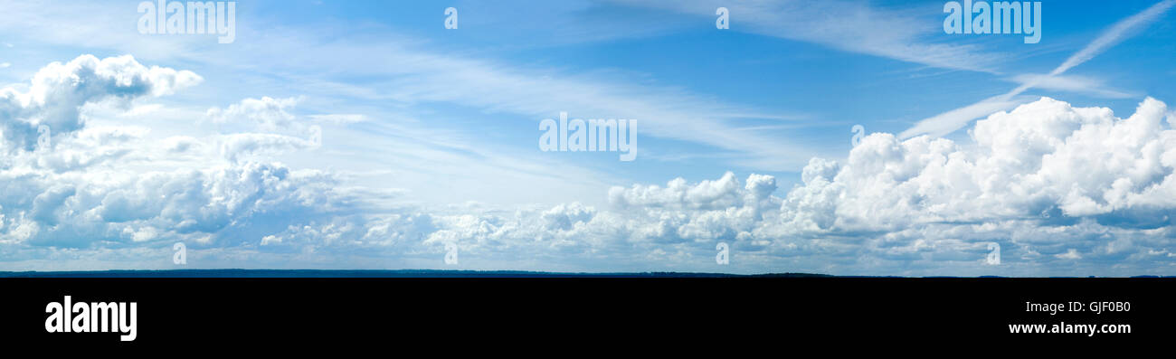 panorama delle nubi Foto Stock
