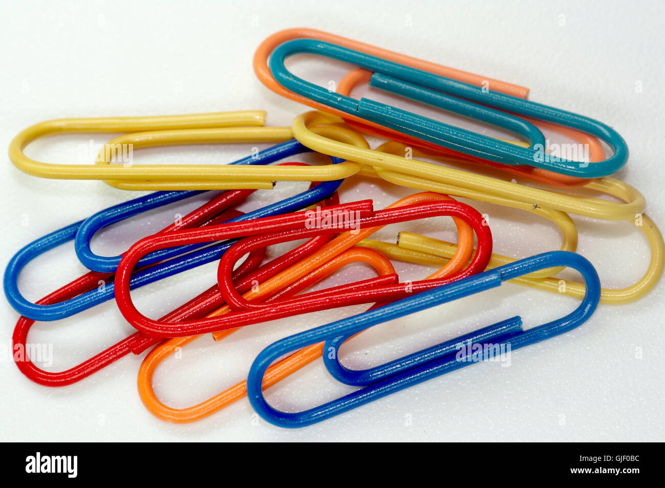 Paperclip - 5 Foto Stock