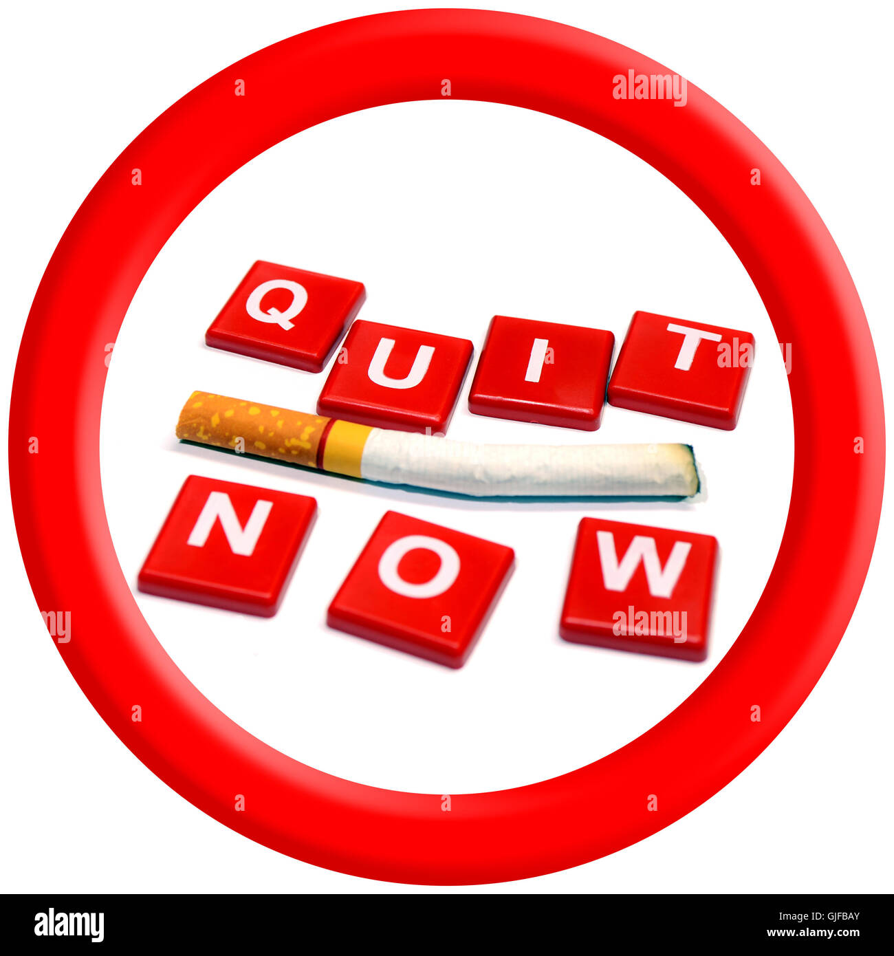 Smettere di fumare ora. 31 maggio celebra la Giornata Mondiale senza tabacco. Great American Smokeout. Foto Stock
