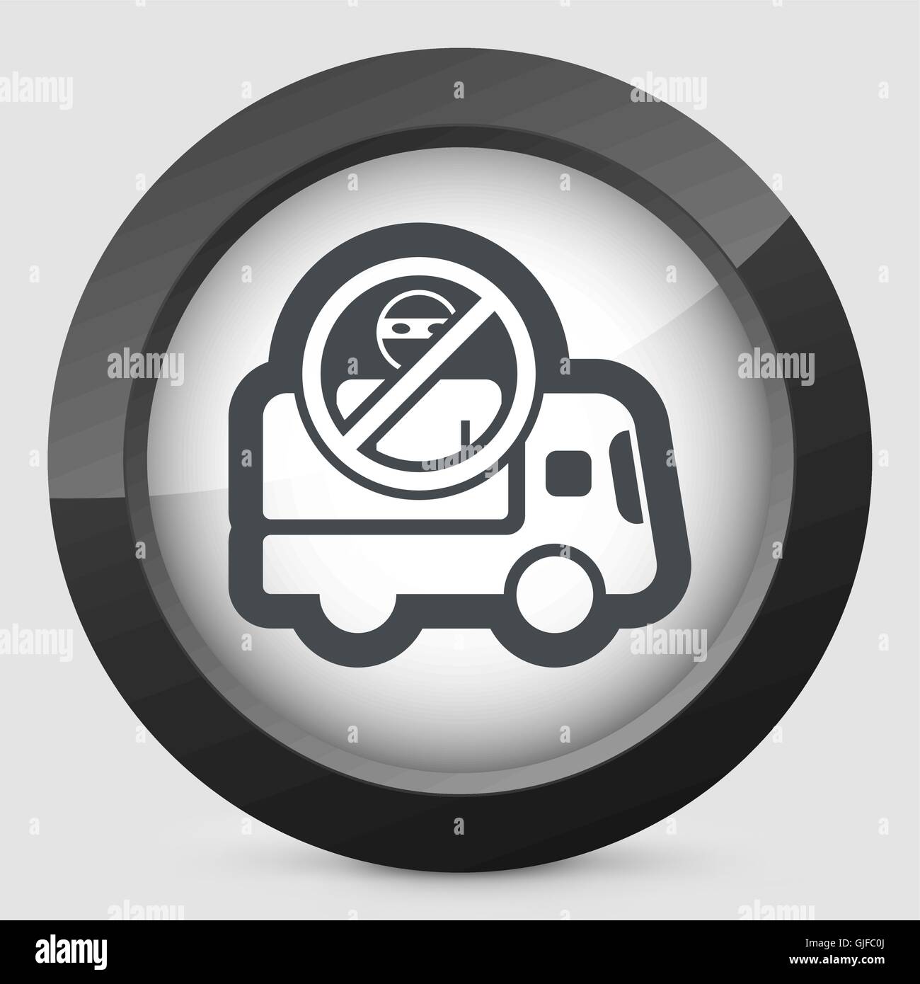 Sicurezza icona di trasporto Illustrazione Vettoriale