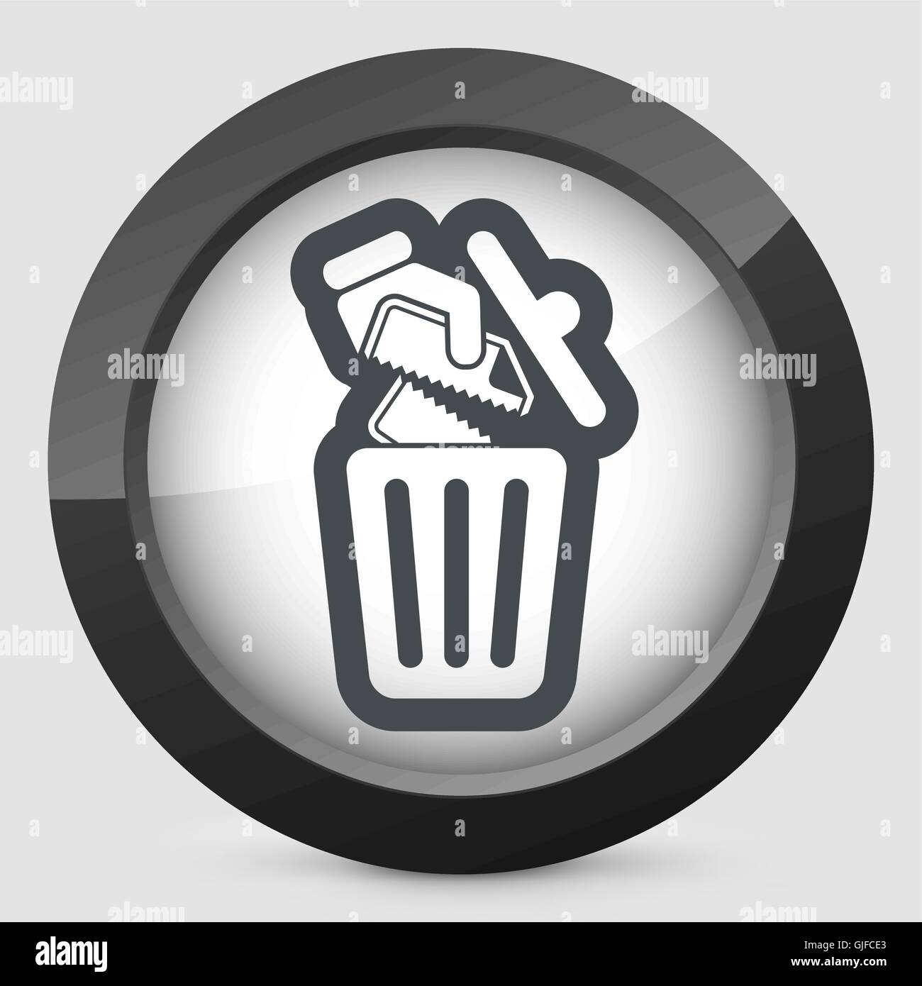 Eliminazione di un documento Illustrazione Vettoriale