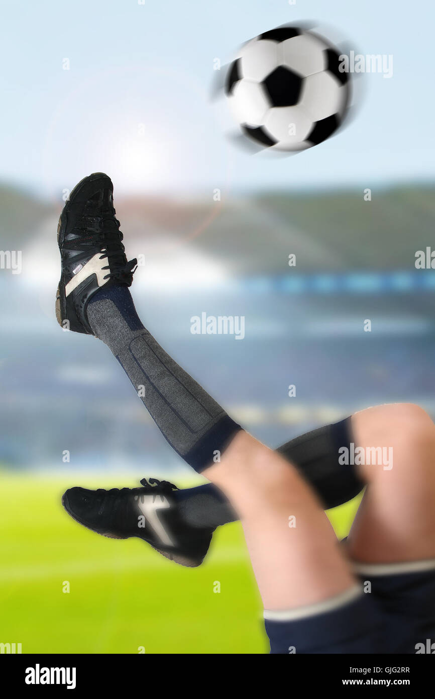 Golden gol Foto Stock