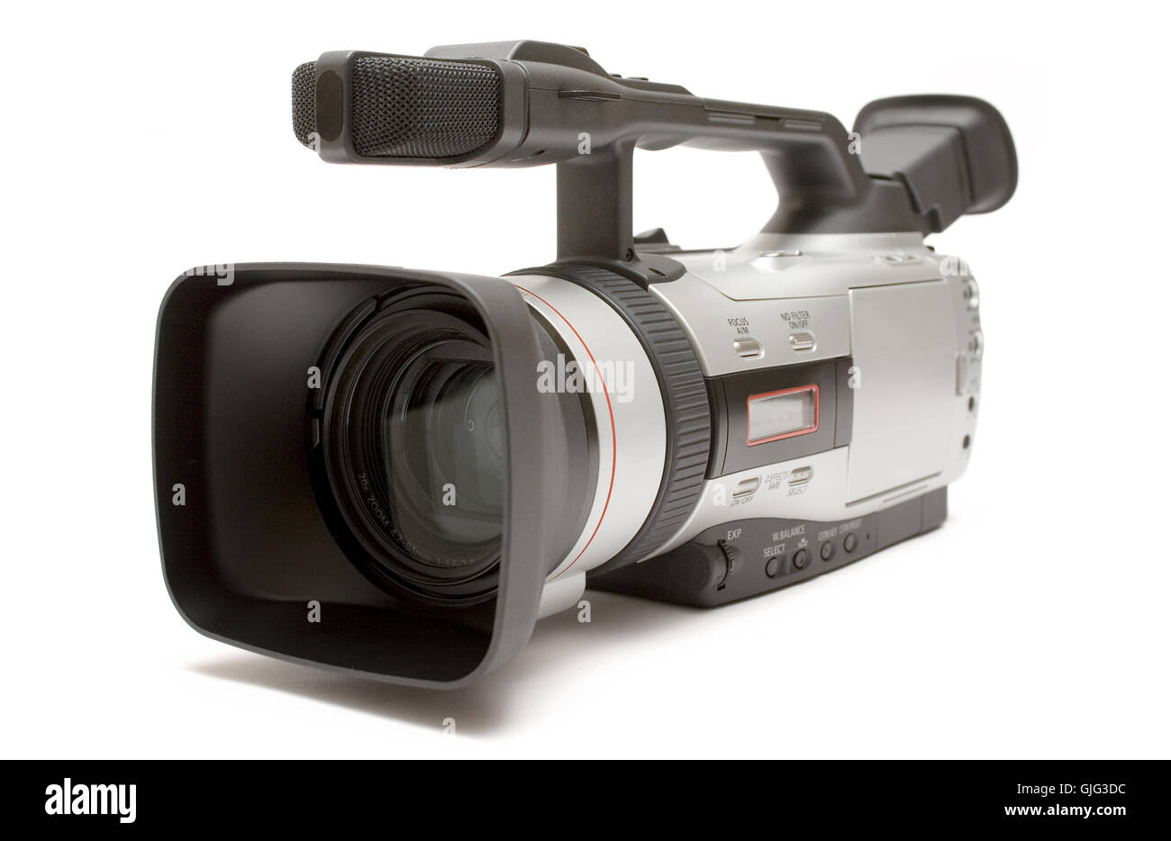 Videocamera professionale diagonal Foto Stock