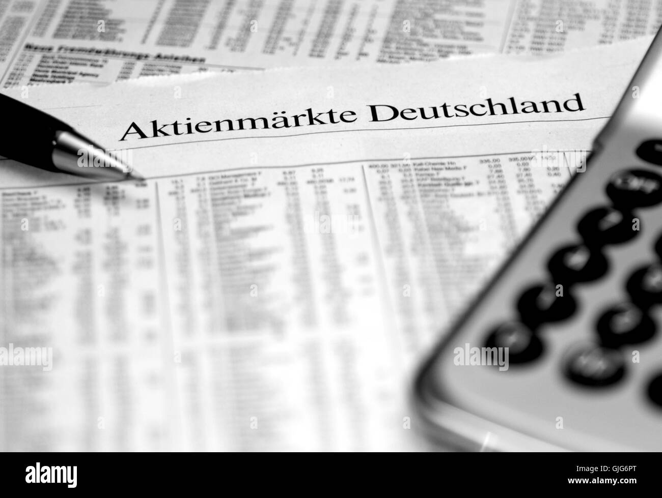 In Germania il mercato azionario Foto Stock