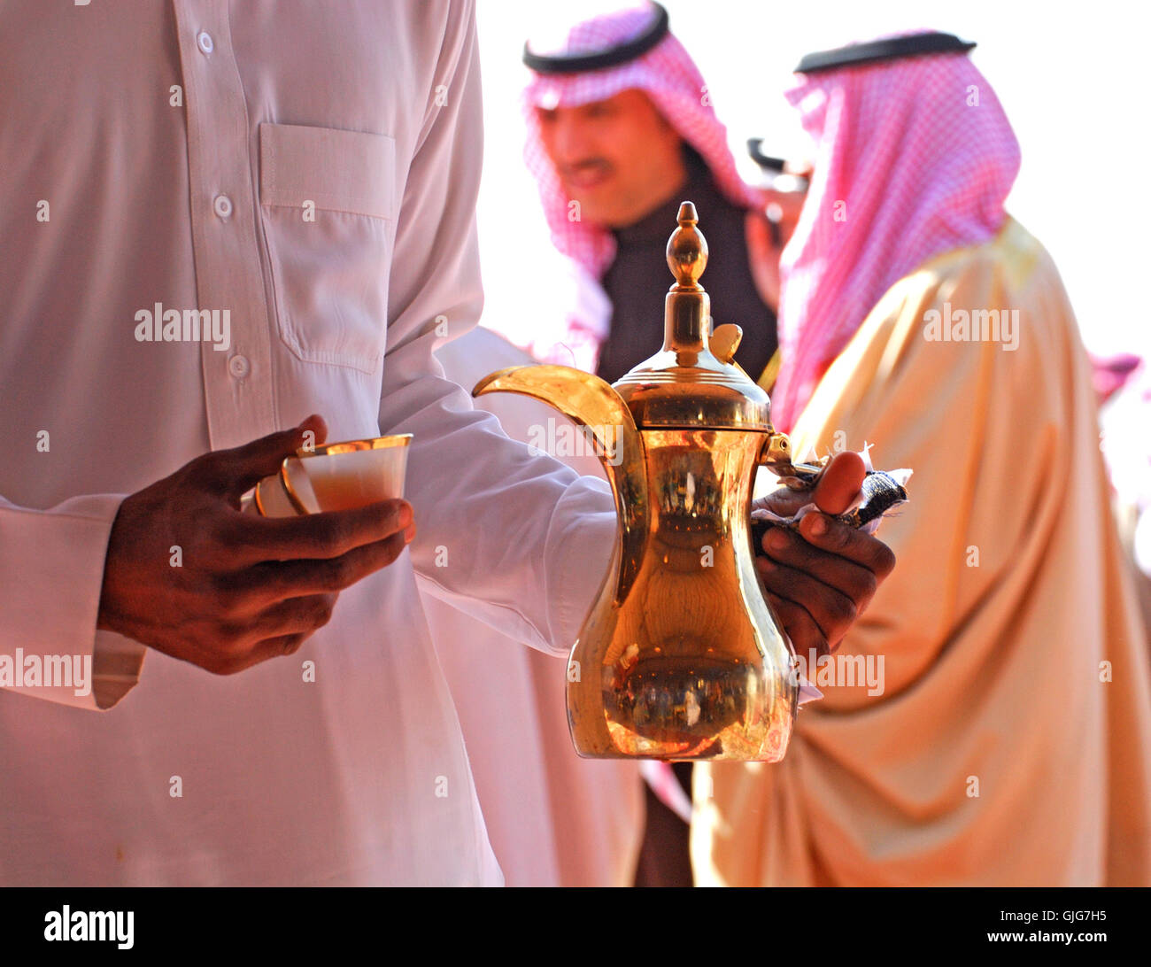 caffè arabo Foto Stock