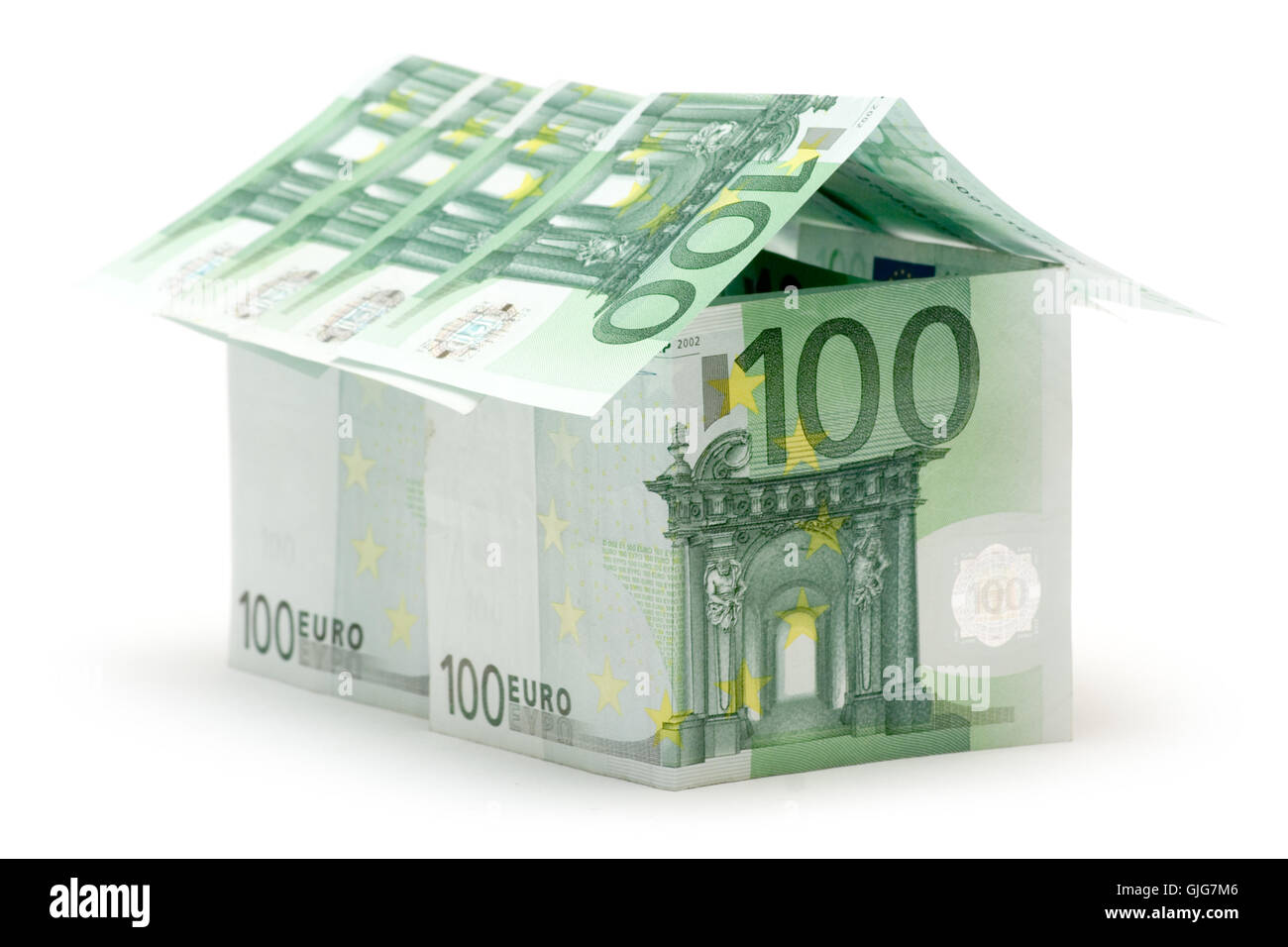 Casa di 100 euro Foto Stock