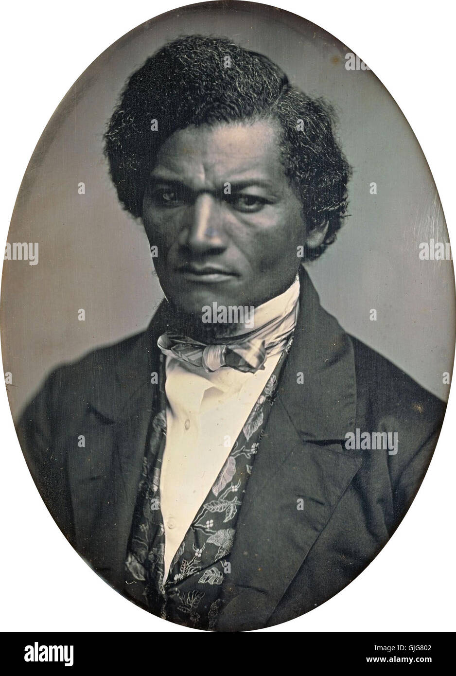 Frederick Douglass, Frederick Augustus Washington Bailey, (1818 – 1895) riformatore sociale americano, oratore, scrittore e statista Foto Stock