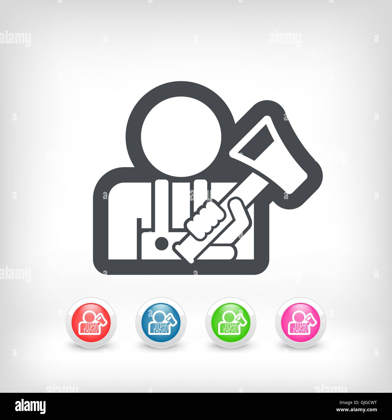 Icona di Hachette Illustrazione Vettoriale