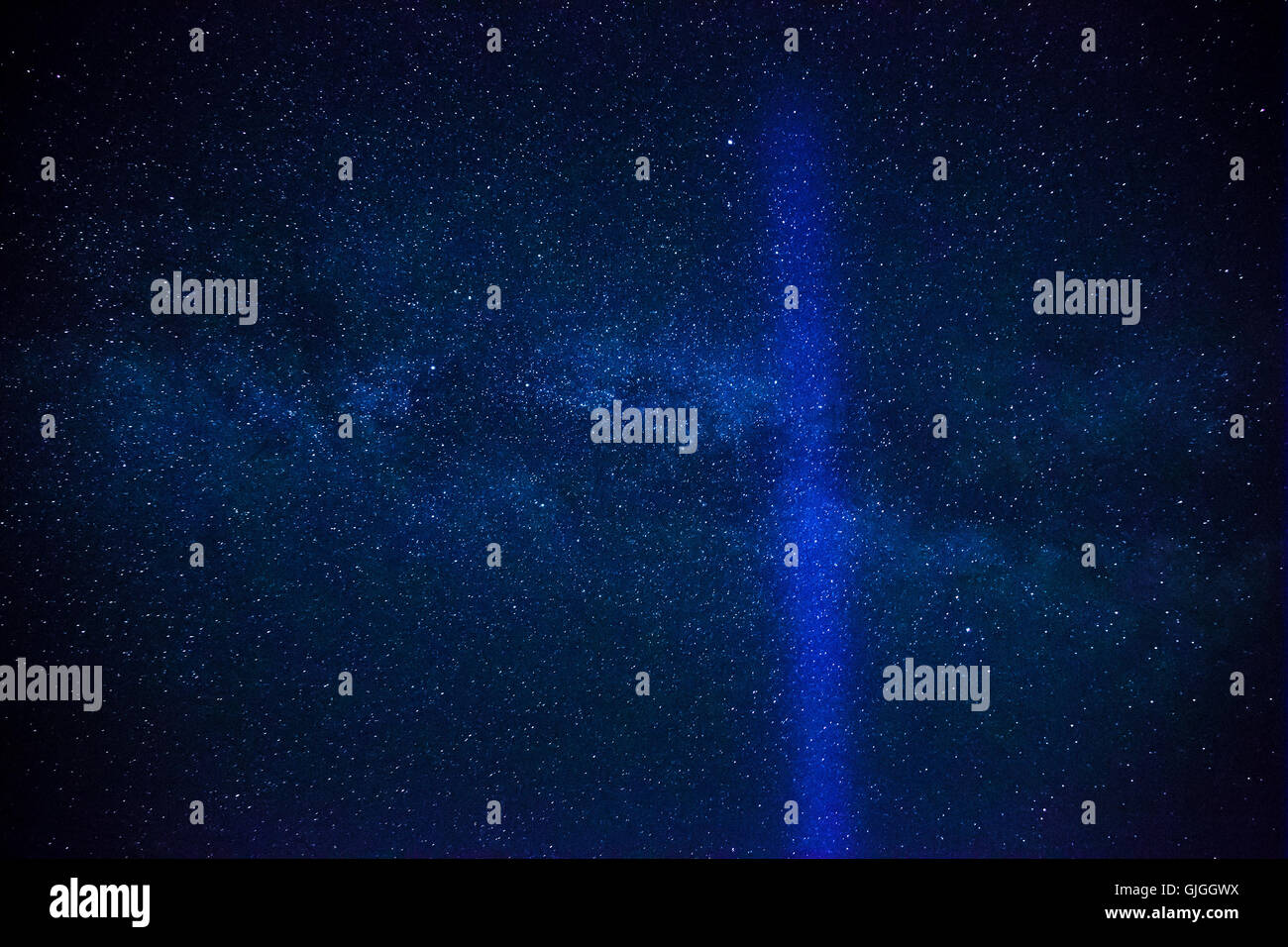 Spazio colorato shot che mostra l'universo via lattea con stelle e lo spazio di polvere. Foto Stock