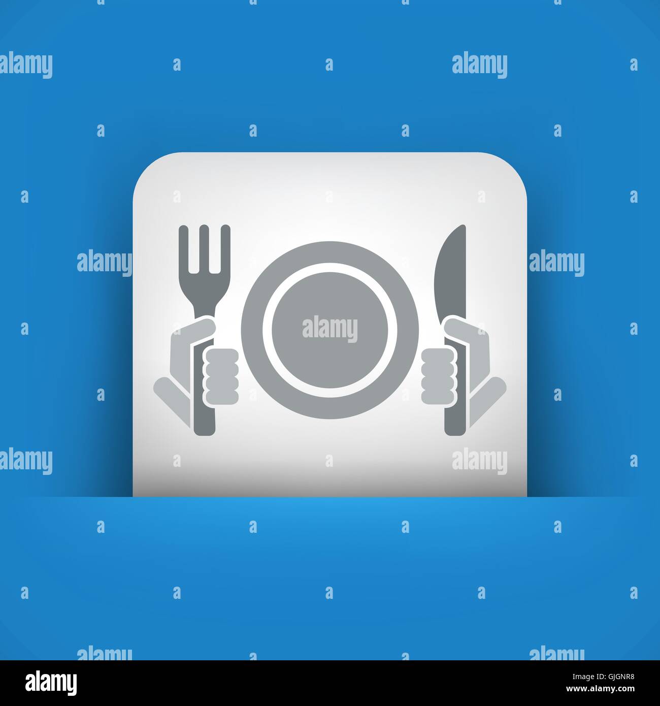 Icona del ristorante Illustrazione Vettoriale