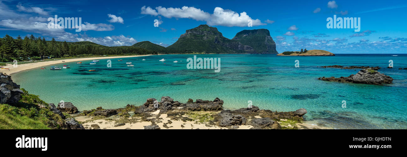Laguna, Isola di Lord Howe, Nuovo Galles del Sud, Australia Foto Stock