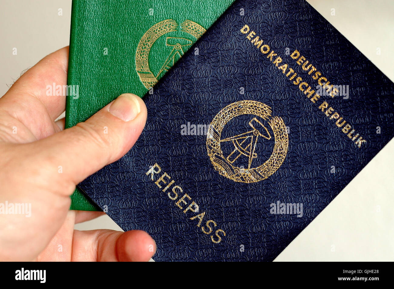 Passaporto tedesco passaporti Foto Stock