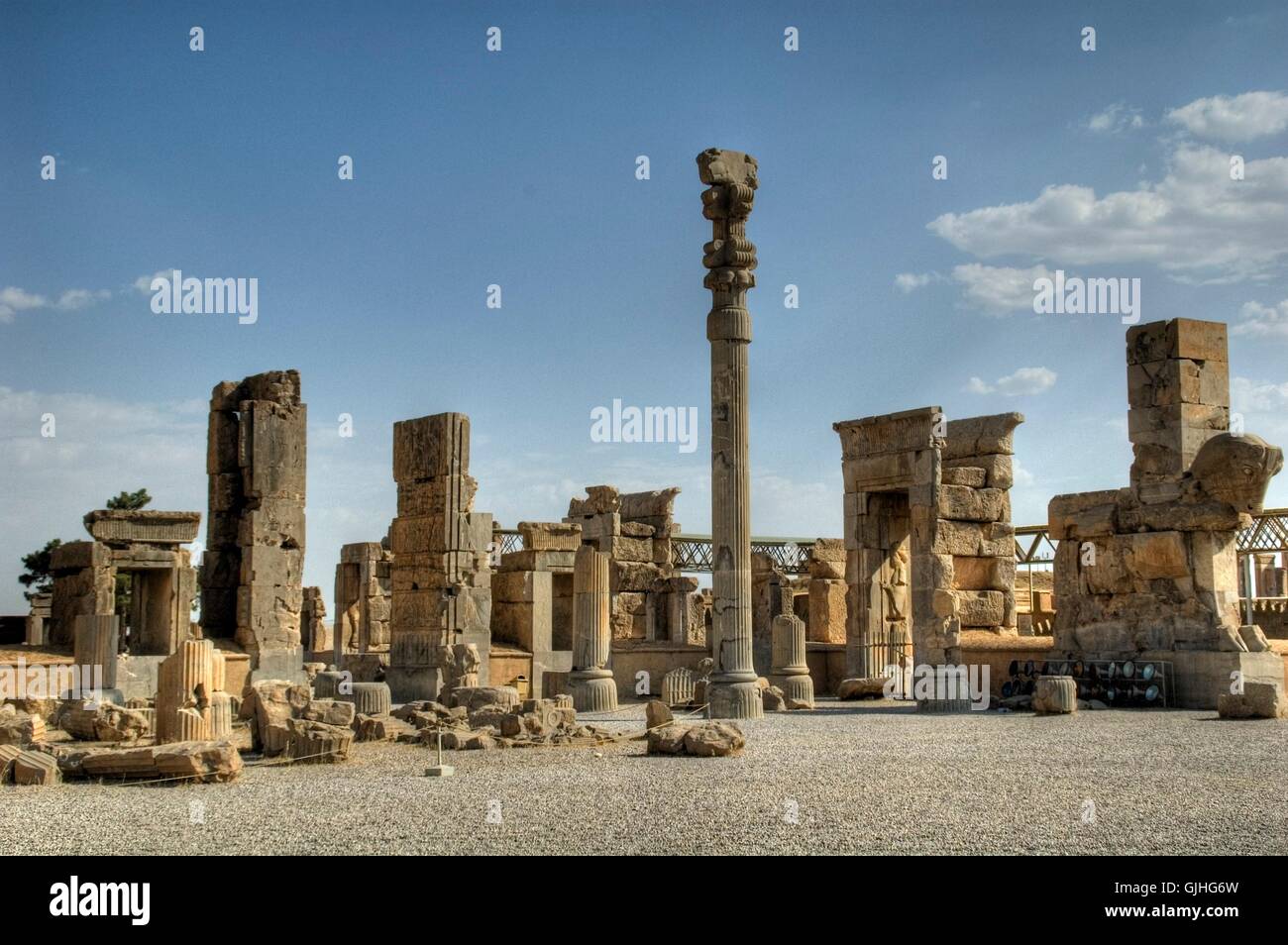 La lobby e il cento-colonna hall di p Foto Stock