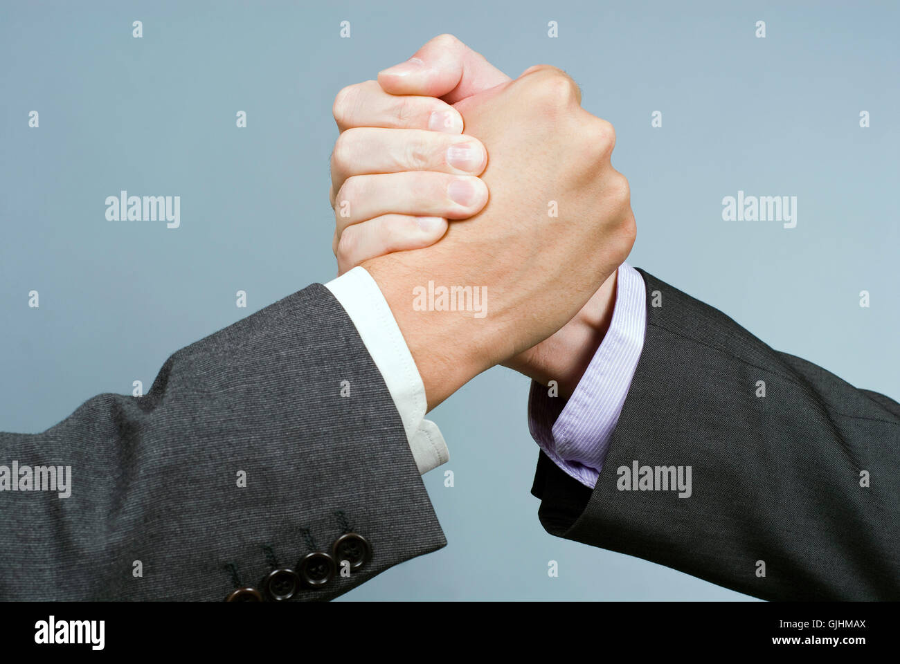 stretta di mano Foto Stock