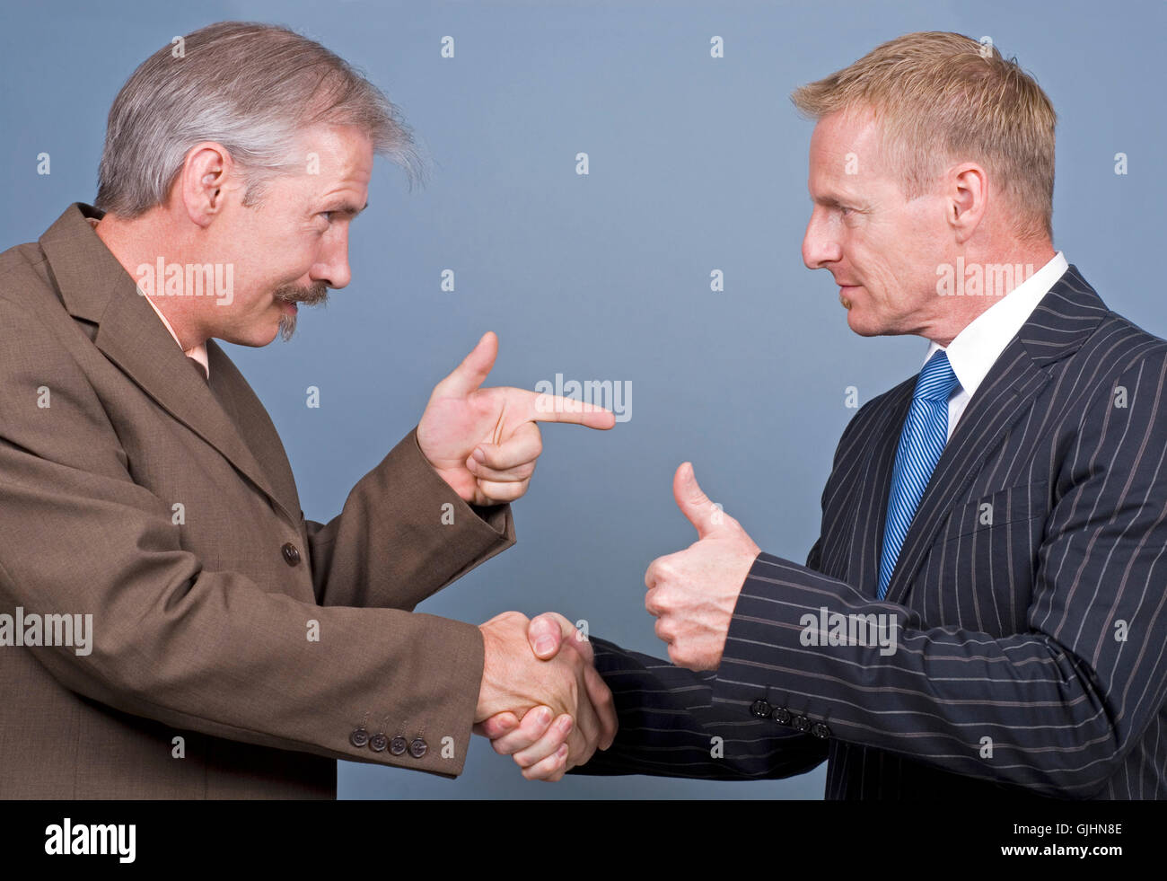 Riscaldato discussione Foto Stock